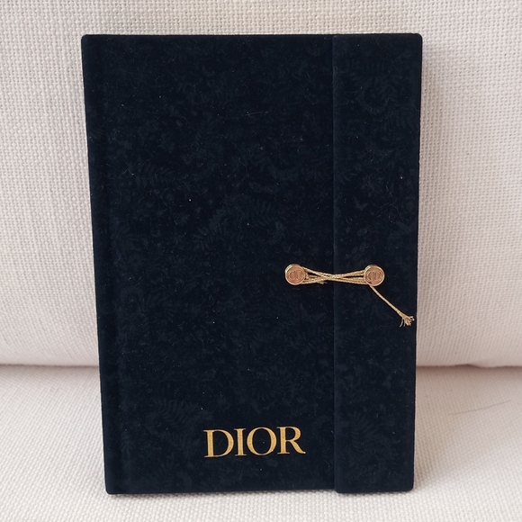 New Dior Velvetbound Goldleaf Notebook - Picture 2 of 8
